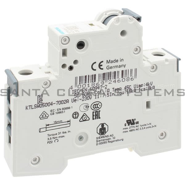 Siemens 5SY6120-7 Circuit Breaker | 5SY6120-7 Product Image