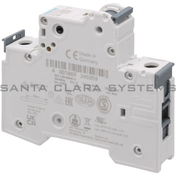 Siemens 5SY6163-6 Circuit Breaker Product Image