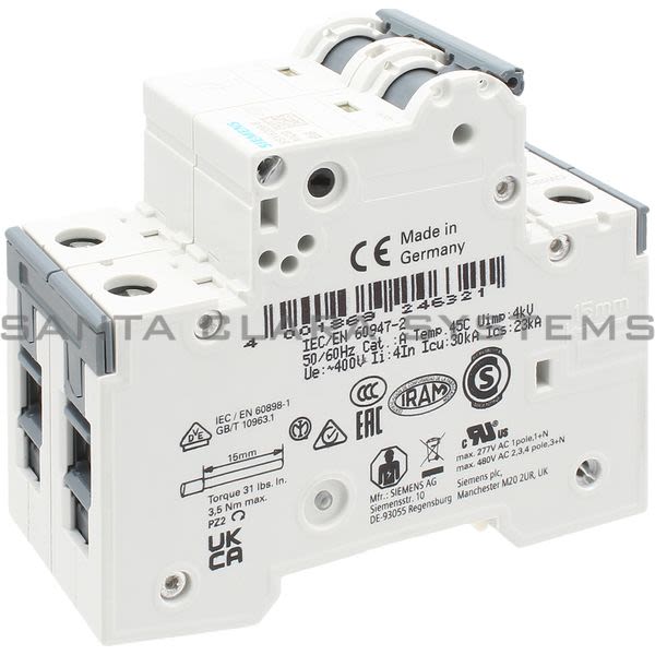 Siemens 5SY6206-6 Circuit Breaker Product Image