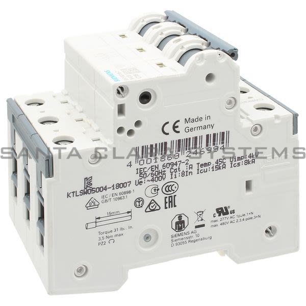 Siemens 5SY6316-7 Circuit Breaker | 5SY6316-7 Product Image