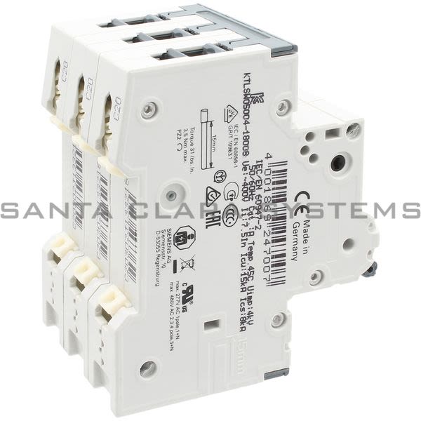 Siemens 5SY6320-7 Circuit Breaker Product Image