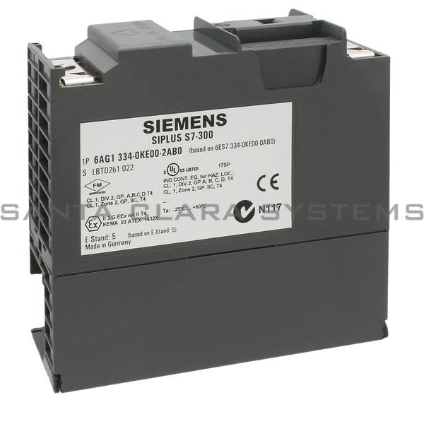 Siemens 6AG1334-0KE00-2AB0 Module, SIPLUS, S7-300, SM334,20Pole Product Image
