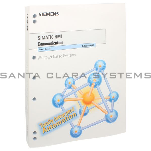 Siemens 6AV6596-1MA05-2BB0 SIMATIC HMI Communication User'S Manual Release 09/00 Product Image