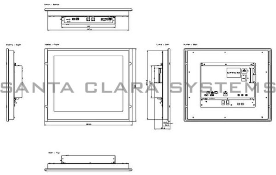Siemens 6AV6644-0AC01-2AX1 Operator Interface | MP377 Product Image