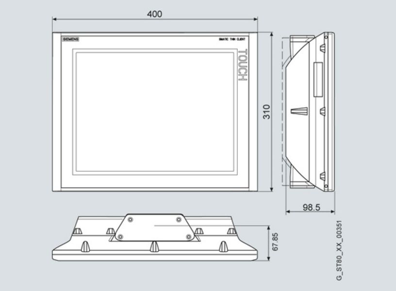 Siemens 6AV6644-2AB01-2AX0 Control Product Image