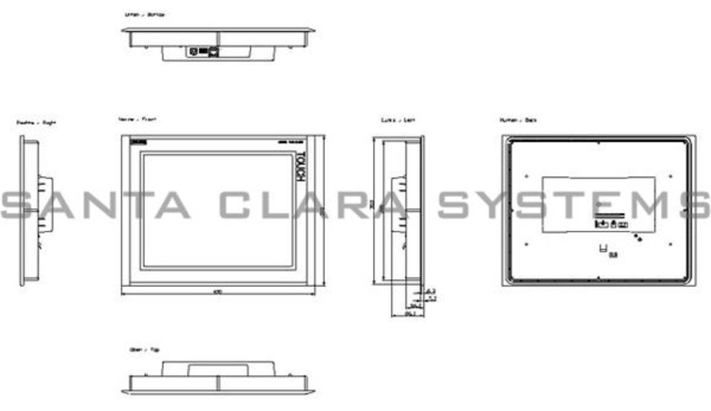 Siemens 6AV6646-0AB21-2AX0 Operator Interface Product Image