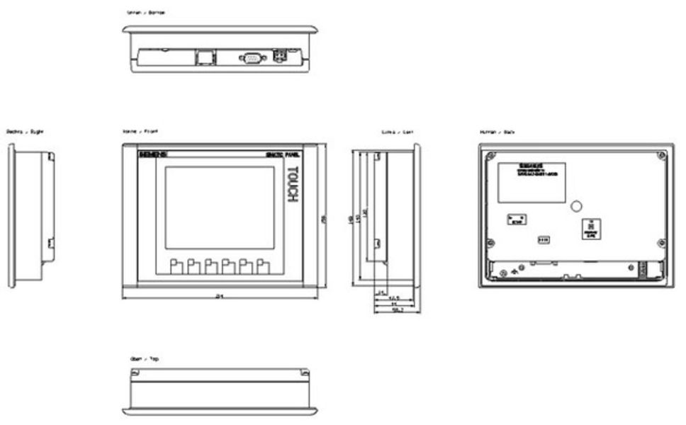 Siemens 6AV6647-0AD11-3AX0 Operator Interface | 6AV6647-0AD11-3AX0 Product Image