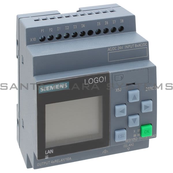 Siemens 6ED1052-1HB08-0BA0 Logic Module | 6ED1052-1HB08-0BA0 Product Image