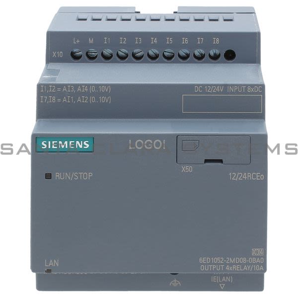 Siemens 6ED1052-2MD08-0BA0 I/O Module | 6ED1052-2MD08-0BA0 Product Image
