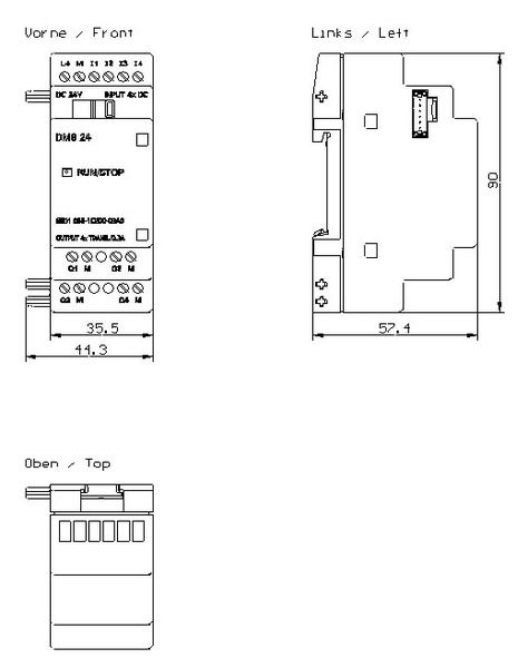 Siemens 6ED1055-1CB00-0BA0 Expansion Module Product Image