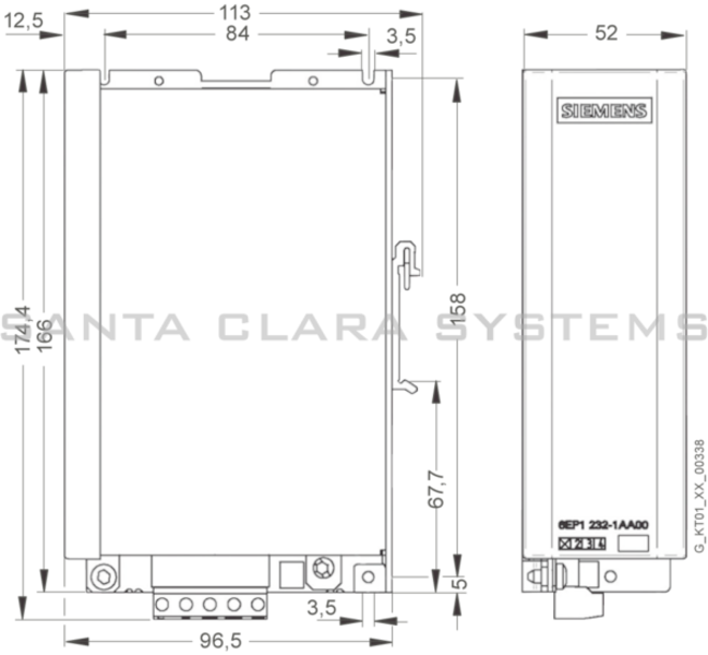 Siemens 6EP1232-1AA00 Power Supply Product Image