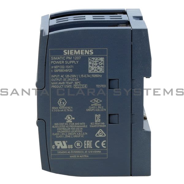 Siemens 6EP1332-1SH71 Power Supply | PM 1207 | SIMATIC S7-1200 | 6EP1332-1SH71 Product Image