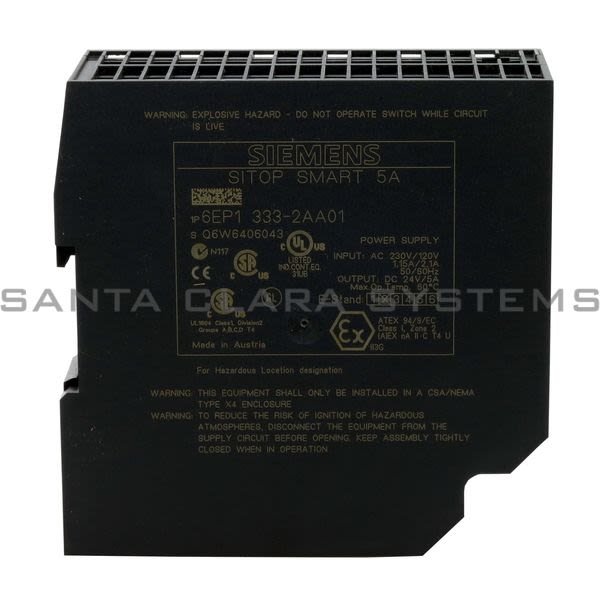 Siemens 6EP1333-2AA01 Power Supply | SITOP Smart | 6EP1333-2AA01 Product Image