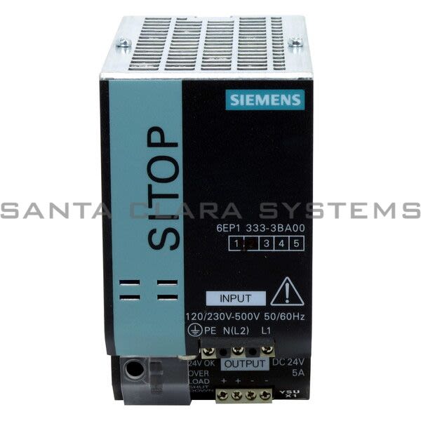 Siemens 6EP1333-3BA00 Power Supply | SITOP Modular | 6EP1333-3BA00 Product Image