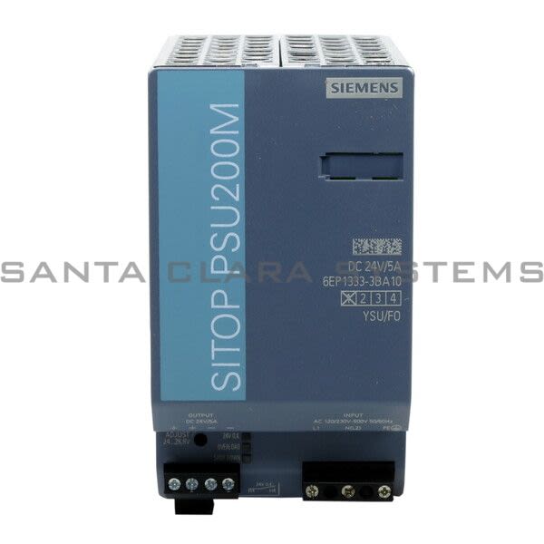 Siemens 6EP1333-3BA10 Power Supply | PSU300M | SITOP | 6EP1333-3BA10 Product Image