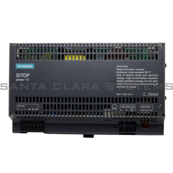 Siemens 6EP1334-1AL11 Power Supply | SITOP Power 10 | 6EP1334-1AL11 Product Image
