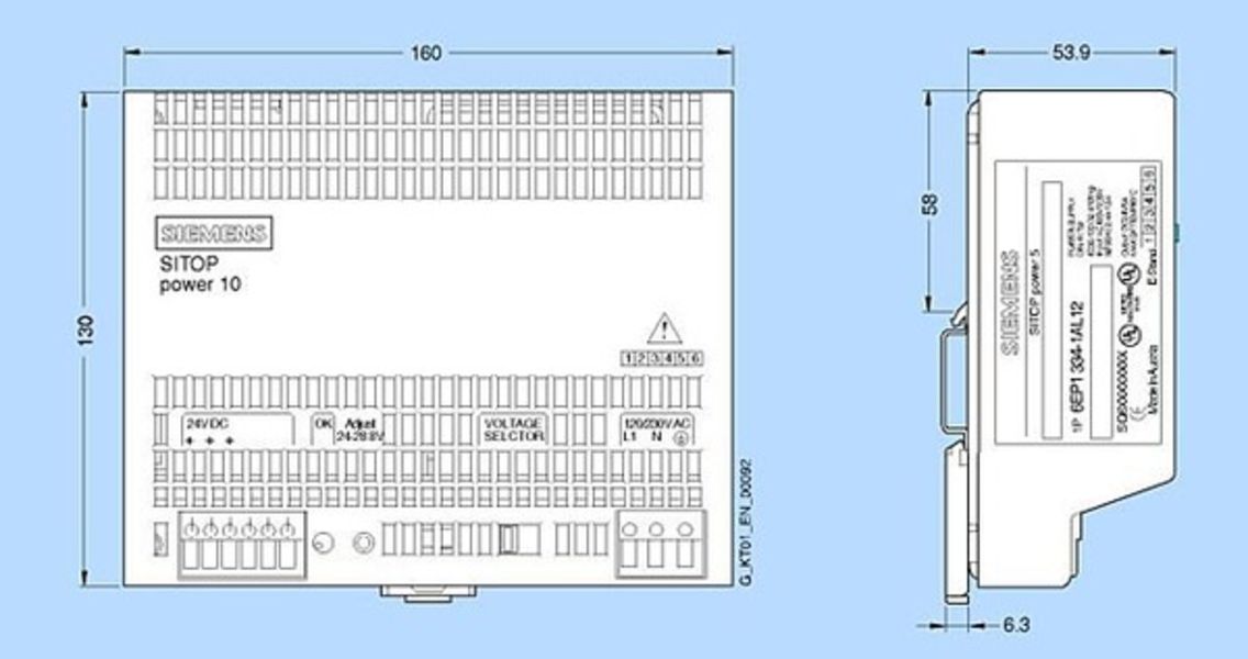 Siemens 6EP1334-1AL12 Power Supply Product Image