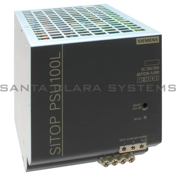 Siemens 6EP1336-1LB00 Power Supply | SITOP PSU100L | 6EP1336-1LB00 Product Image
