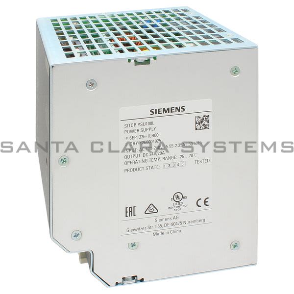 Siemens 6EP1336-1LB00 Power Supply | SITOP PSU100L | 6EP1336-1LB00 Product Image