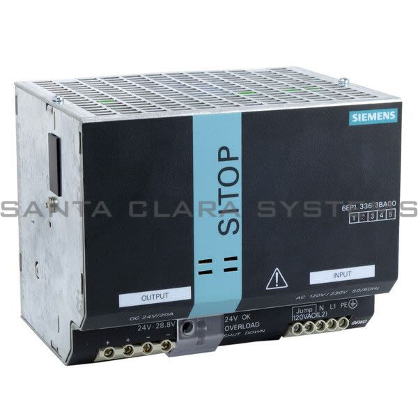 Siemens 6EP1336-3BA00 Power Supply | SITOP Modular | 6EP1336-3BA00 Product Image