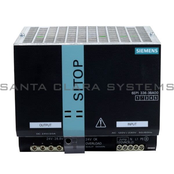 Siemens 6EP1336-3BA00 Power Supply | SITOP Modular | 6EP1336-3BA00 Product Image