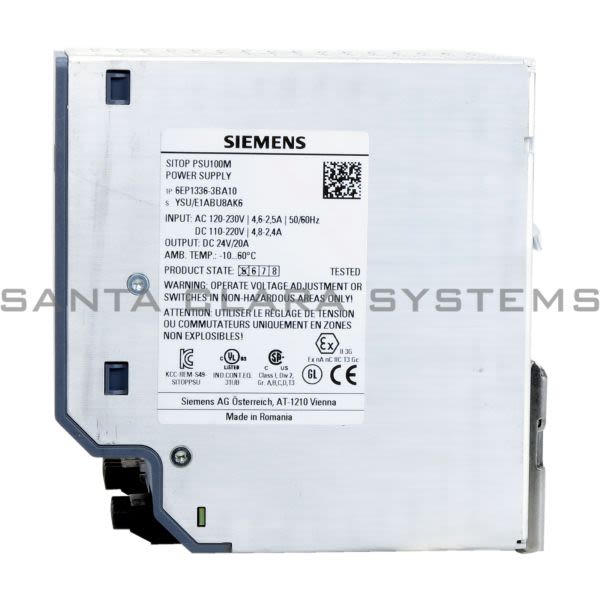 6EP13363BA10 Power Supply Siemens In Stock Santa Clara Systems