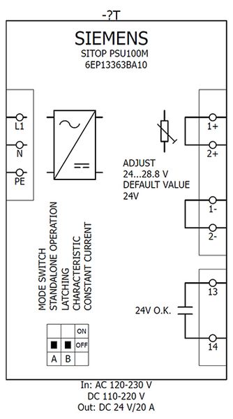 Siemens 6EP1336-3BA10 Power Supply Product Image