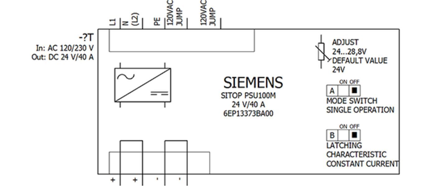 Siemens sitop power 20 схема