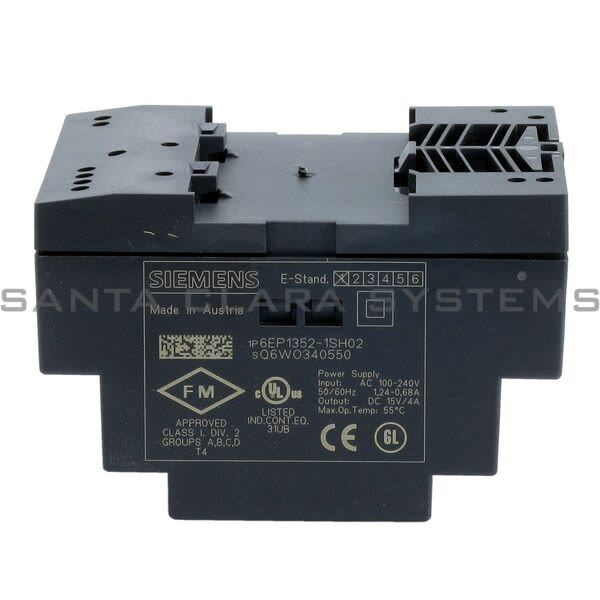 Siemens 6EP1352-1SH02 Power Supply | Logo | 6EP1352-1SH02 Product Image