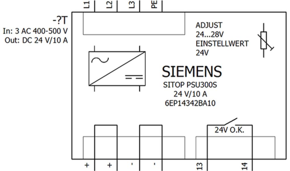 Siemens 6EP1434-2BA10 Power Supply Product Image