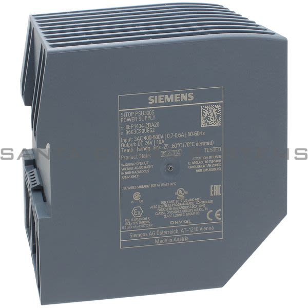 Siemens 6EP1434-2BA20 Power Supply | SITOP | 6EP1434-2BA20 Product Image