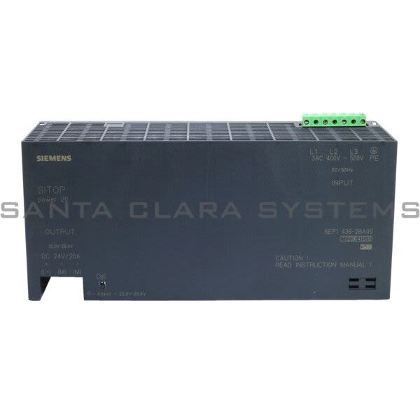 Siemens 6EP1436-2BA00 Power Supply | SITOP Power 20 | 6EP1436-2BA00 Product Image