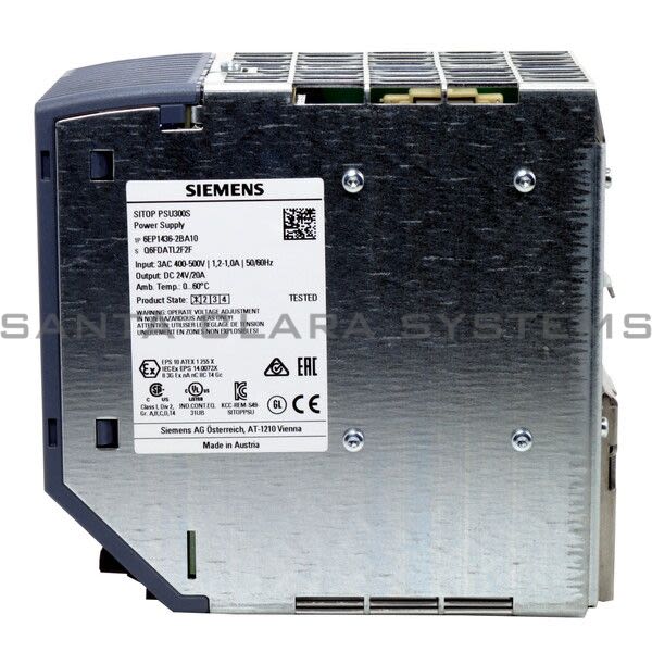 Siemens 6EP1436-2BA10 Power Supply | 6EP1436-2BA10 Product Image