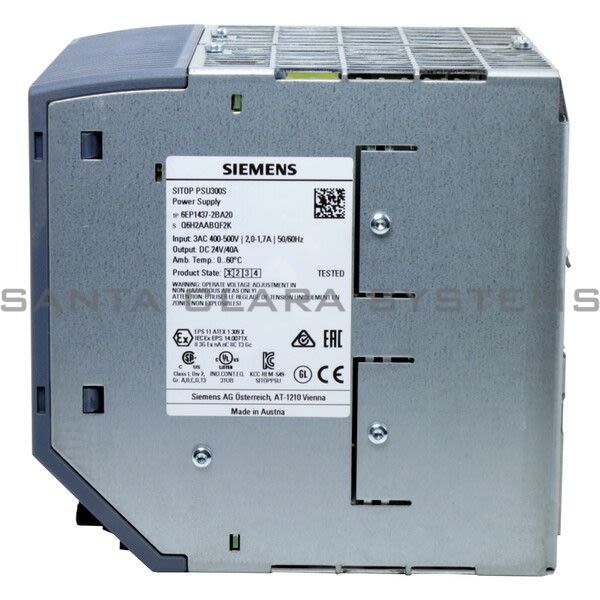 Siemens 6EP1437-2BA20 Power Supply Product Image