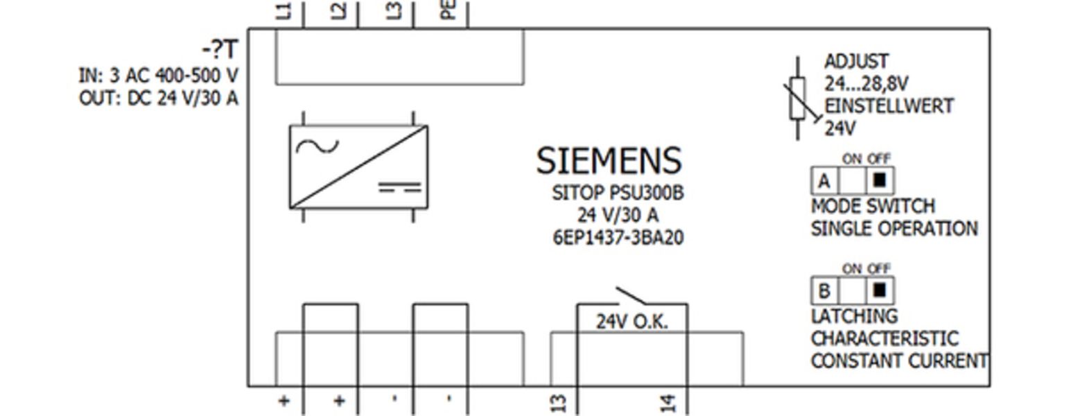 Siemens 6EP1437-3BA20 Power Supply | 6EP1437-3BA20 Product Image
