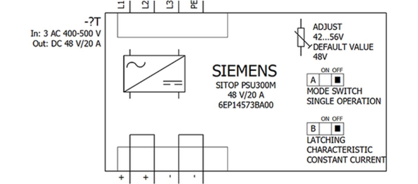 Siemens 6EP1457-3BA00 Power Supply | SITOP Modular | 6EP1457-3BA00 Product Image