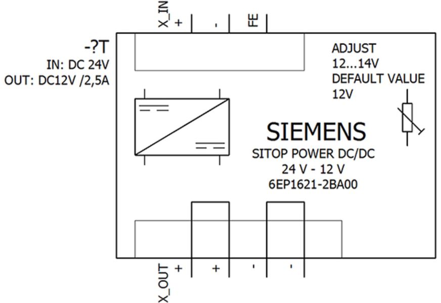 Siemens 6EP1621-2BA00 Power Supply Product Image