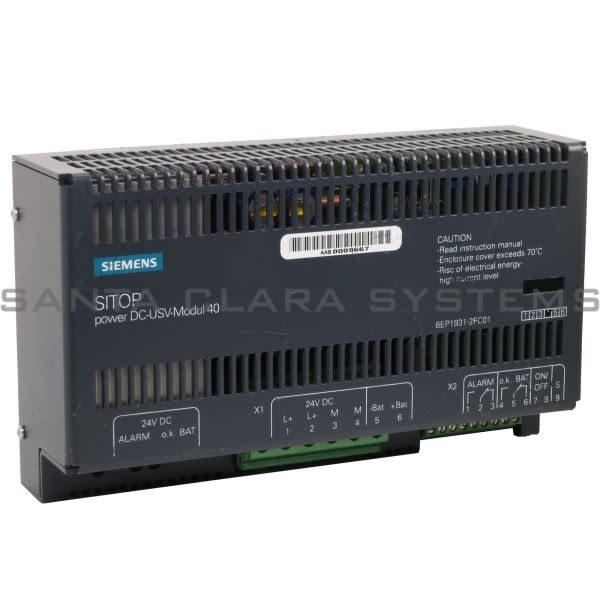 6EP1931-2FC01 Siemens DC UPS Module - Santa Clara Systems