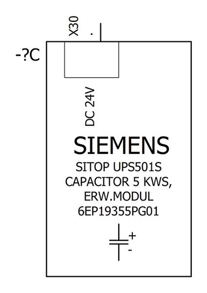 Siemens 6EP1935-5PG01 DC UPS Expansion Module Product Image