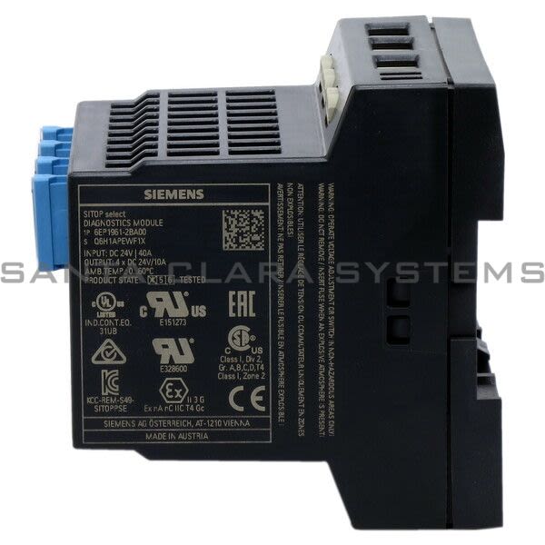 Siemens 6EP1961-2BA00 Diagnostics Module | SITOP | 6EP1961-2BA00 Product Image