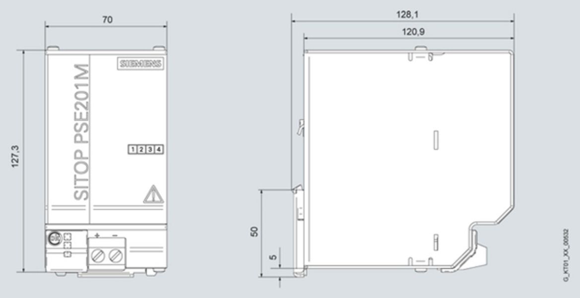 Siemens 6EP1961-3BA01 Buffer Module Product Image