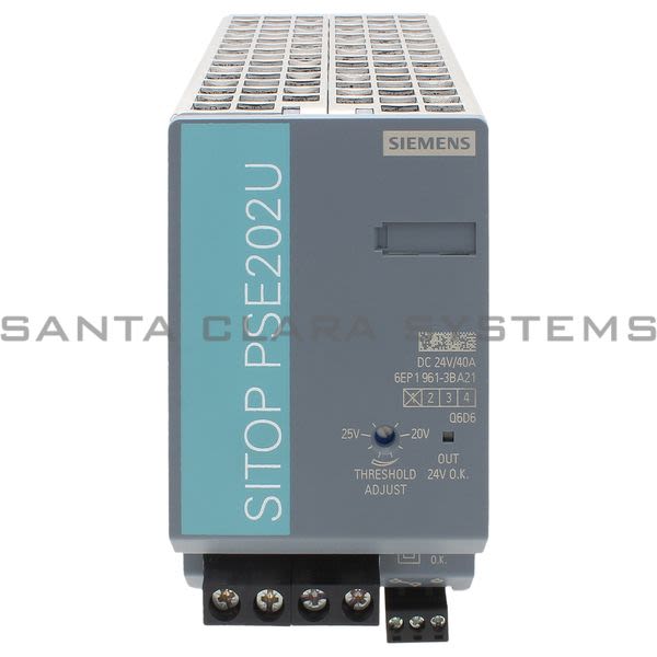 Siemens 6EP1961-3BA21 Redundancy Module | PSE202U | SITOP | 6EP1961-3BA21 Product Image
