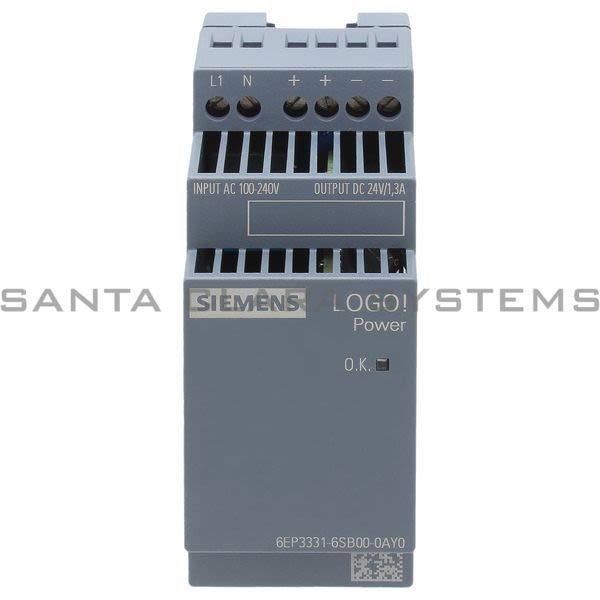 Siemens 6EP3331-6SB00-0AY0 Power Supply | Logo | 6EP3331-6SB00-0AY0 Product Image