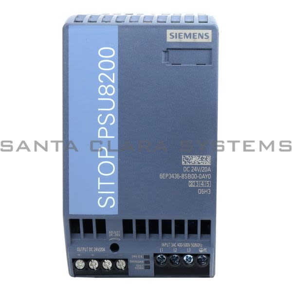 Siemens 6EP3436-8SB00-0AY0 Power Supply | 6EP3436-8SB00-0AY0 Product Image
