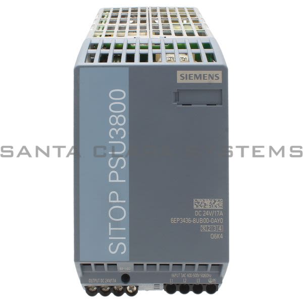 Siemens 6EP3436-8UB00-0AY0 Power Supply | 6EP3436-8UB00-0AY0 Product Image