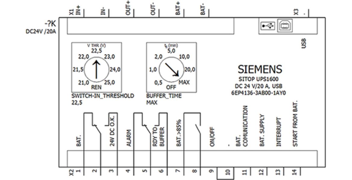 Siemens 6EP4136-3AB00-1AY0 Uninterrupted Power Supply | 6EP4136-3AB00-1AY0 Product Image