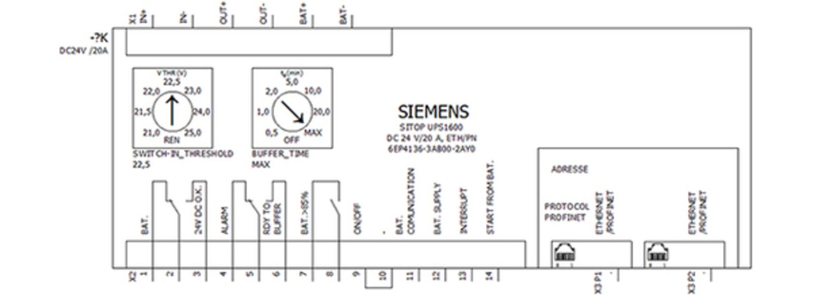 Siemens 6EP4136-3AB00-2AY0 Uninterrupted Power Supply | 6EP4136-3AB00-2AY0 Product Image