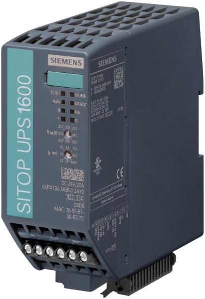 Siemens 6EP4136-3AB00-2AY0 Uninterrupted Power Supply | 6EP4136-3AB00-2AY0 Product Image