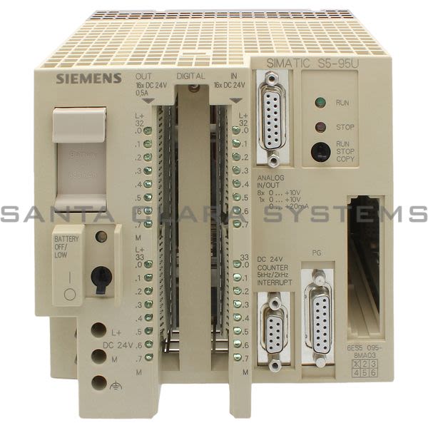 Siemens 6ES5095-8MA03 Programmable Controller Product Image