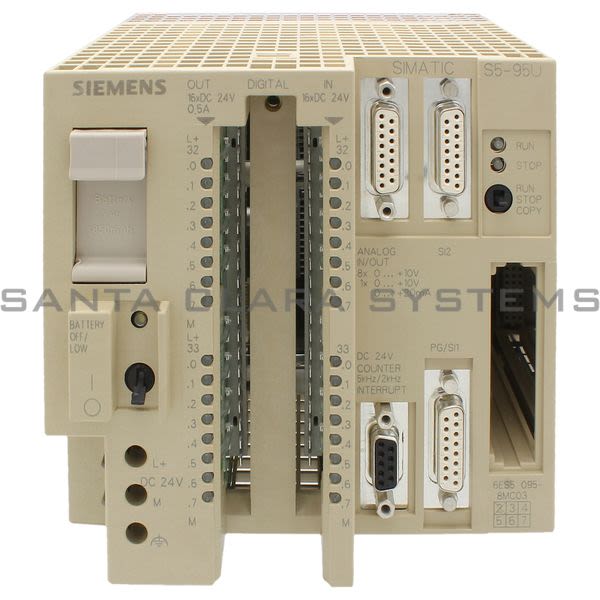 Siemens 6ES5095-8MC03 Programmable Controller Product Image